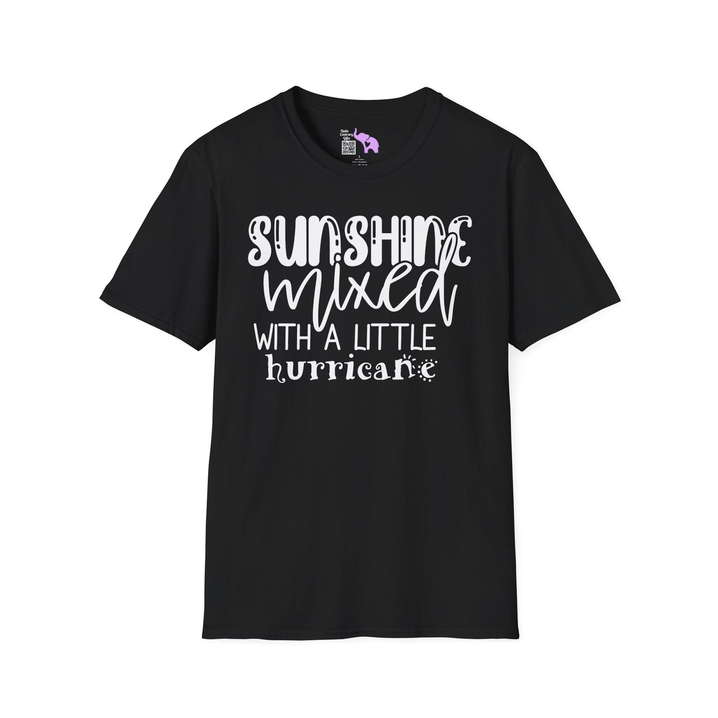 Sunshine Mixed With A Little Hurricane Adult T-shirt