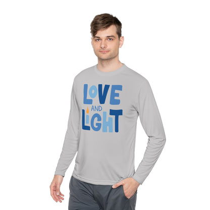 Hanukkah Love & Light 2 Adult Long Sleeve Tee