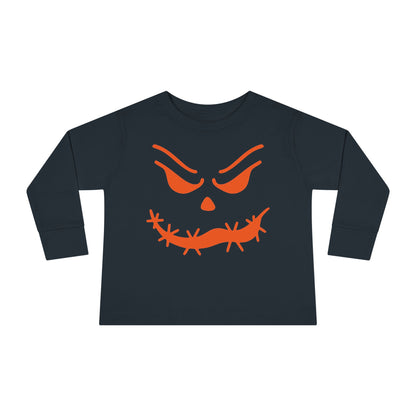 Loopy Jack-O-Lantern Toddler Long Sleeve Tee