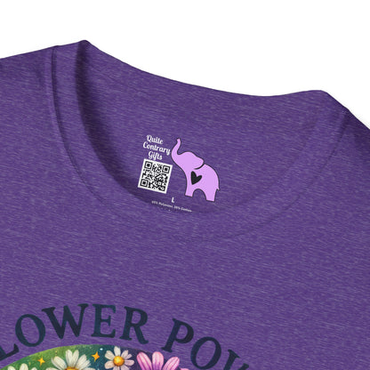 Flower Power Forever Adult T-shirt