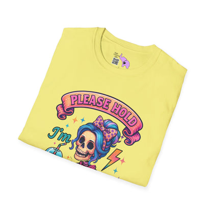 Please Hold I'm Mentally Buffering Adult T-shirt