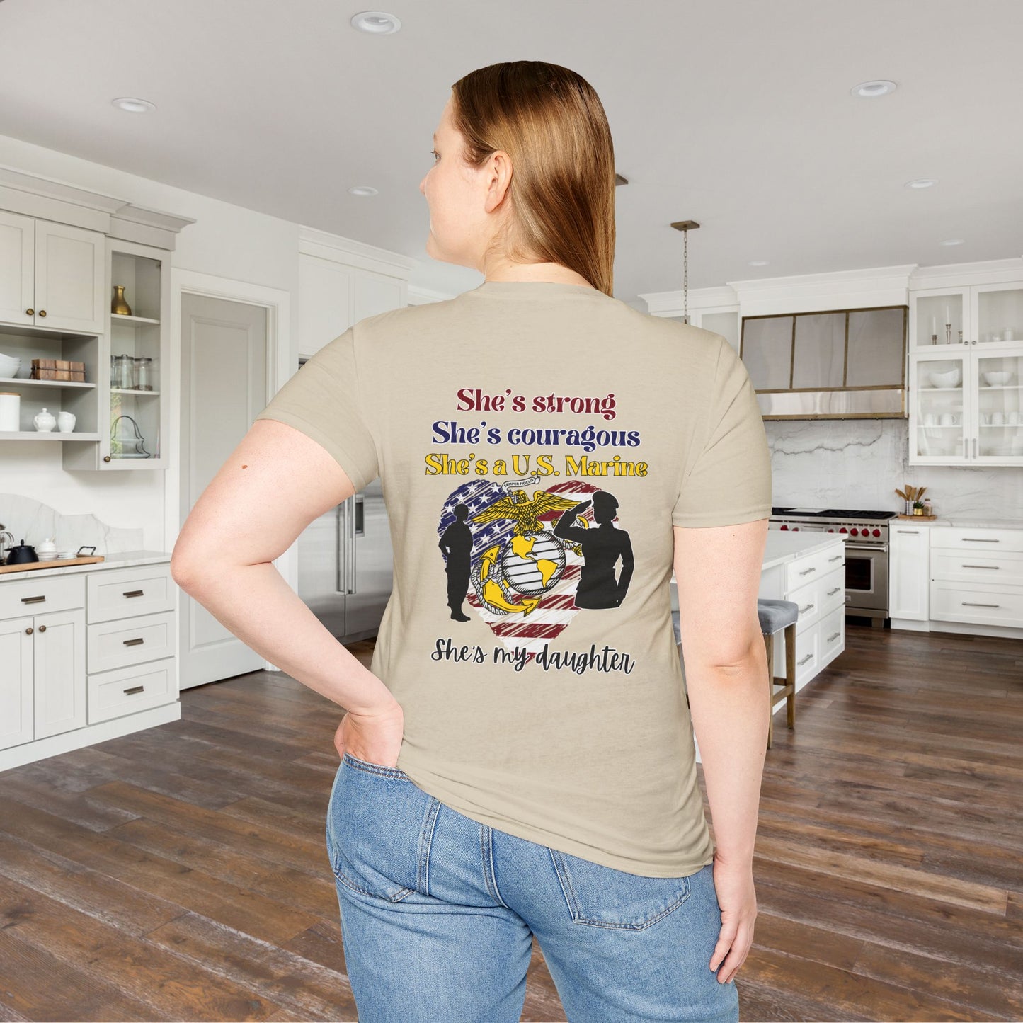 Proud Mom of US Marine Daughter T-shirt
