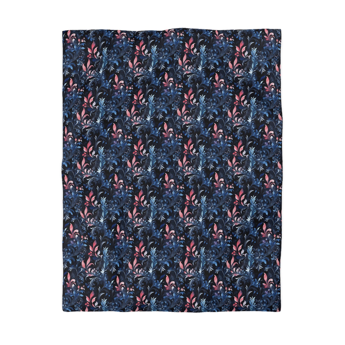 Dusky Floral Whispers Microfiber Duvet Cover