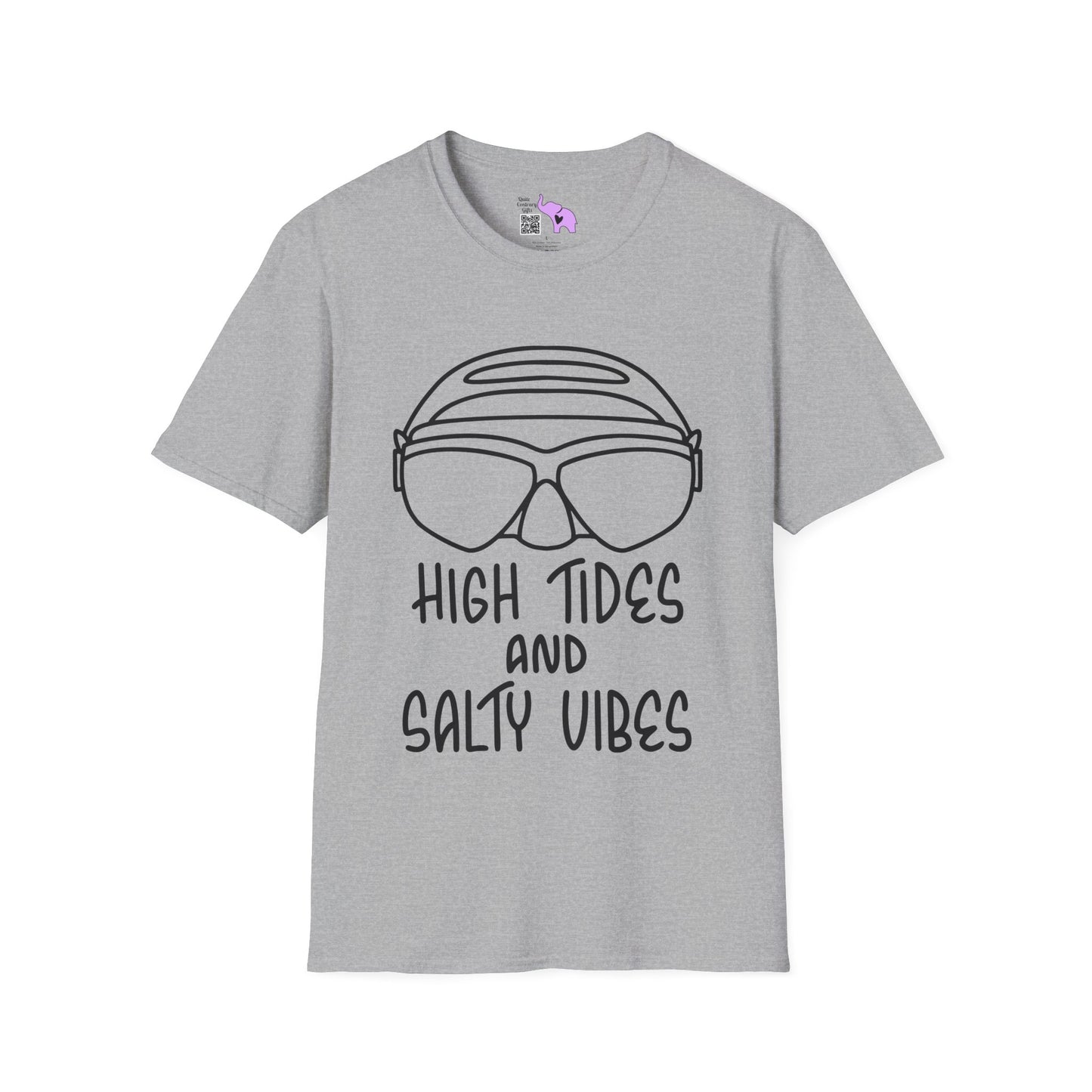 High Tides And Salty Vibes Adult T-shirt