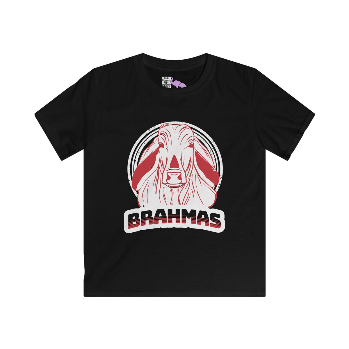 Brahmas Circle Youth Softstyle Tee