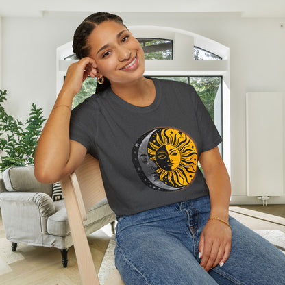 Sun Moon Stars Adult T-shirt