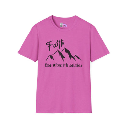 Faith Can Move Mountains Adult T-shirt