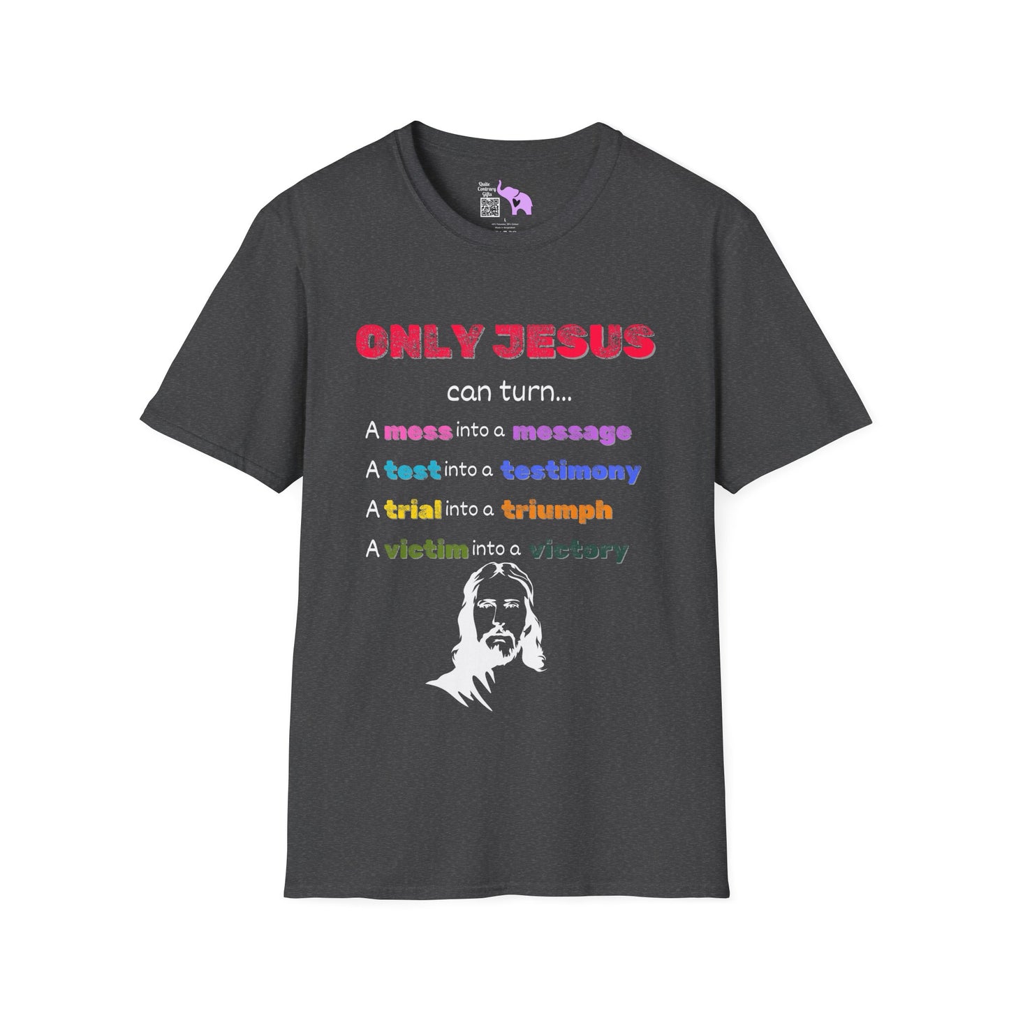 Only Jesus Adult T-shirt