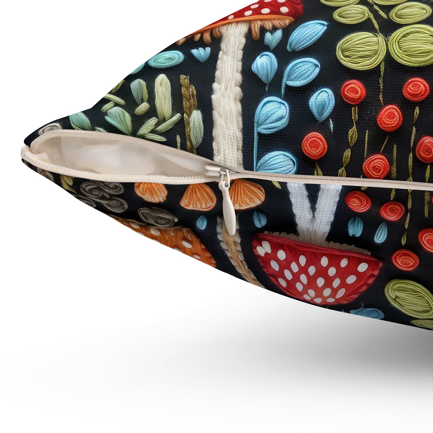 Shroom Bloom Throw Pillow