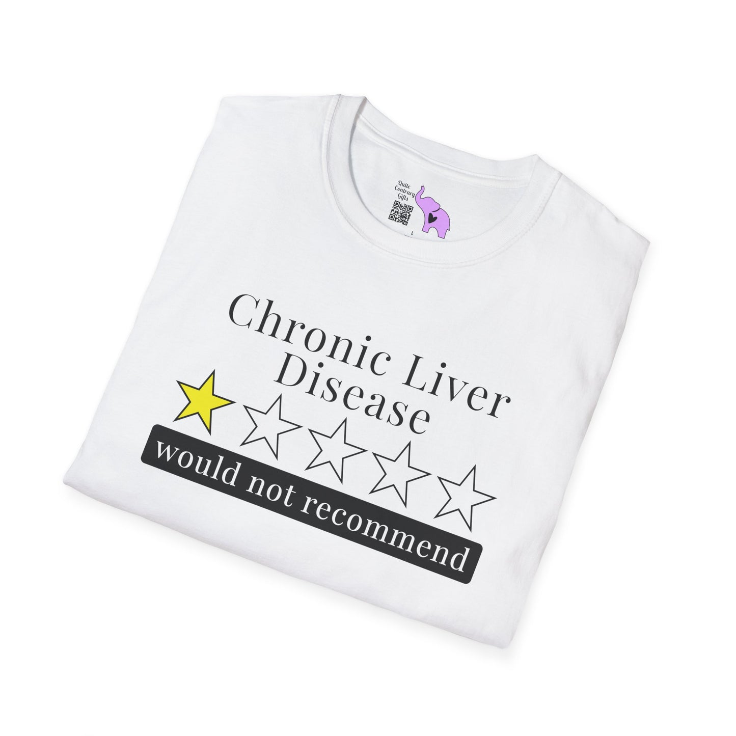 Chronic Liver Disease 1 Star Would Not Recommend Adult T-shirt