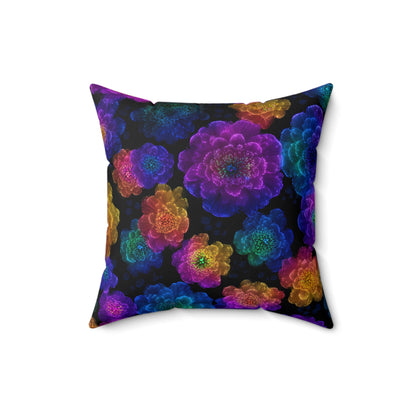 Luminous Carnations Throw Pillow