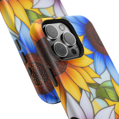 Colorful Sunflowers MagSafe® Compatible Tough Case for iPhone