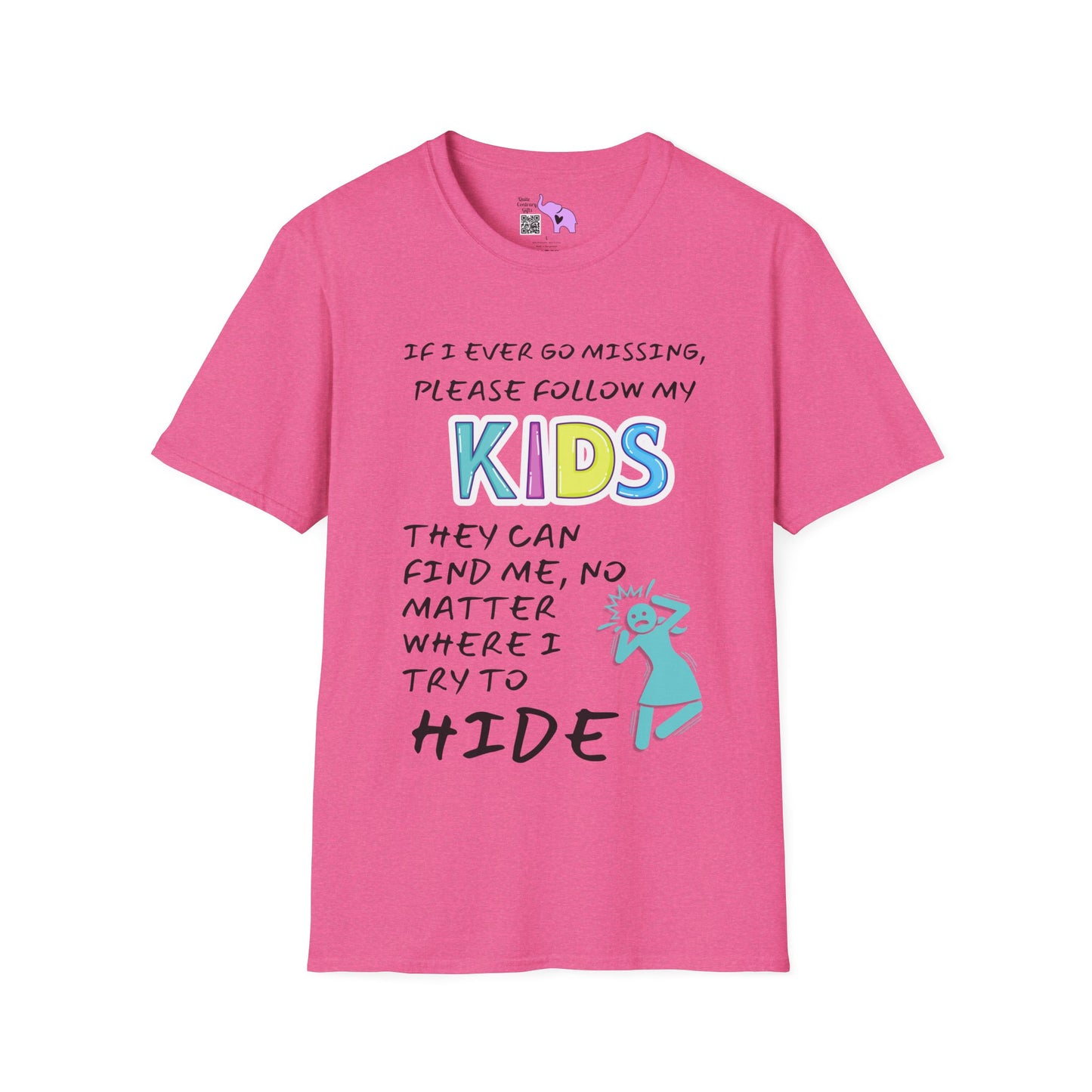 If I Go Missing Follow My Kids... Adult T-shirt