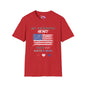 My Patriotic Heart Bleeds Red White & Blue Adult T-shirt