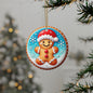 Jolly Gingerbread Ceramic Ornaments - Set (1-20 pcs)