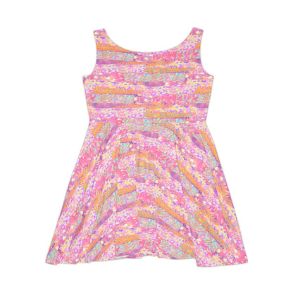 Wild Tropic Collage Women's Skater Dress