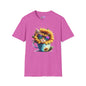 Cool Sunflower Kitten 1 Adult T-shirt