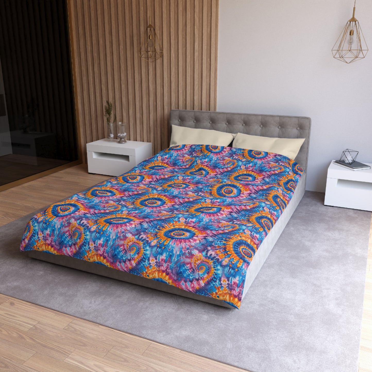 Trippy Taffy Microfiber Duvet Cover