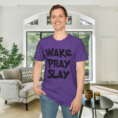 Wake Pray Slay Adult T-shirt