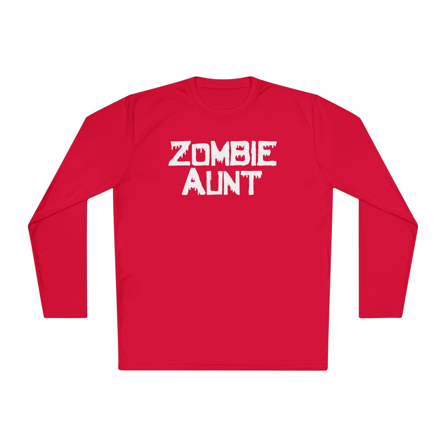 ""Zombie Aunt Adult Long Sleeve Tee