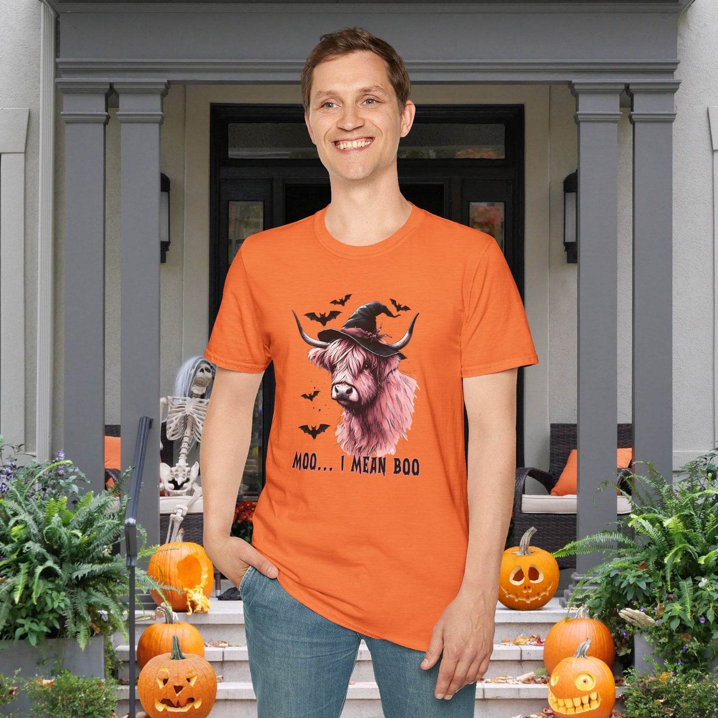 Moo...I Mean Boo Adult T-shirt