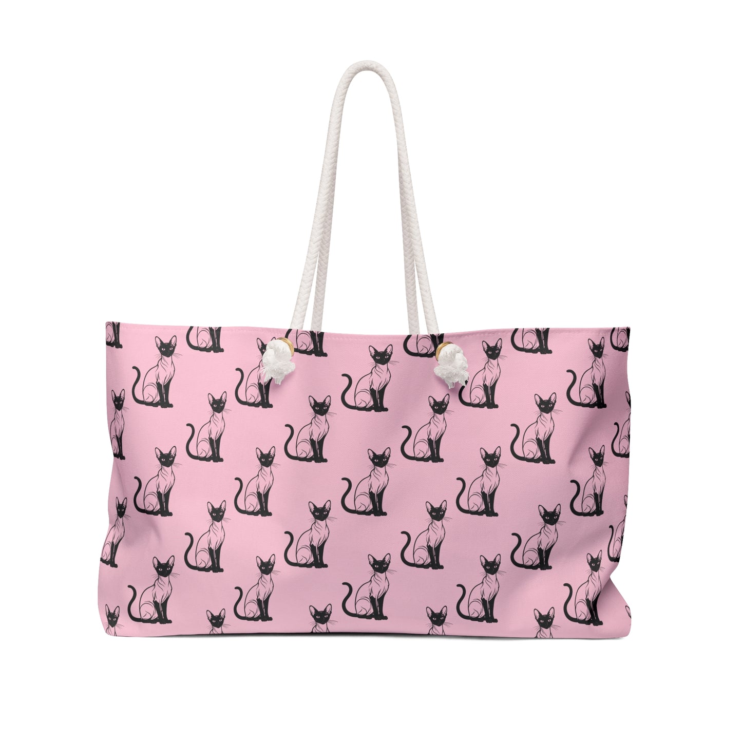 Siamese Charm – Pink Whisper Weekender Bag