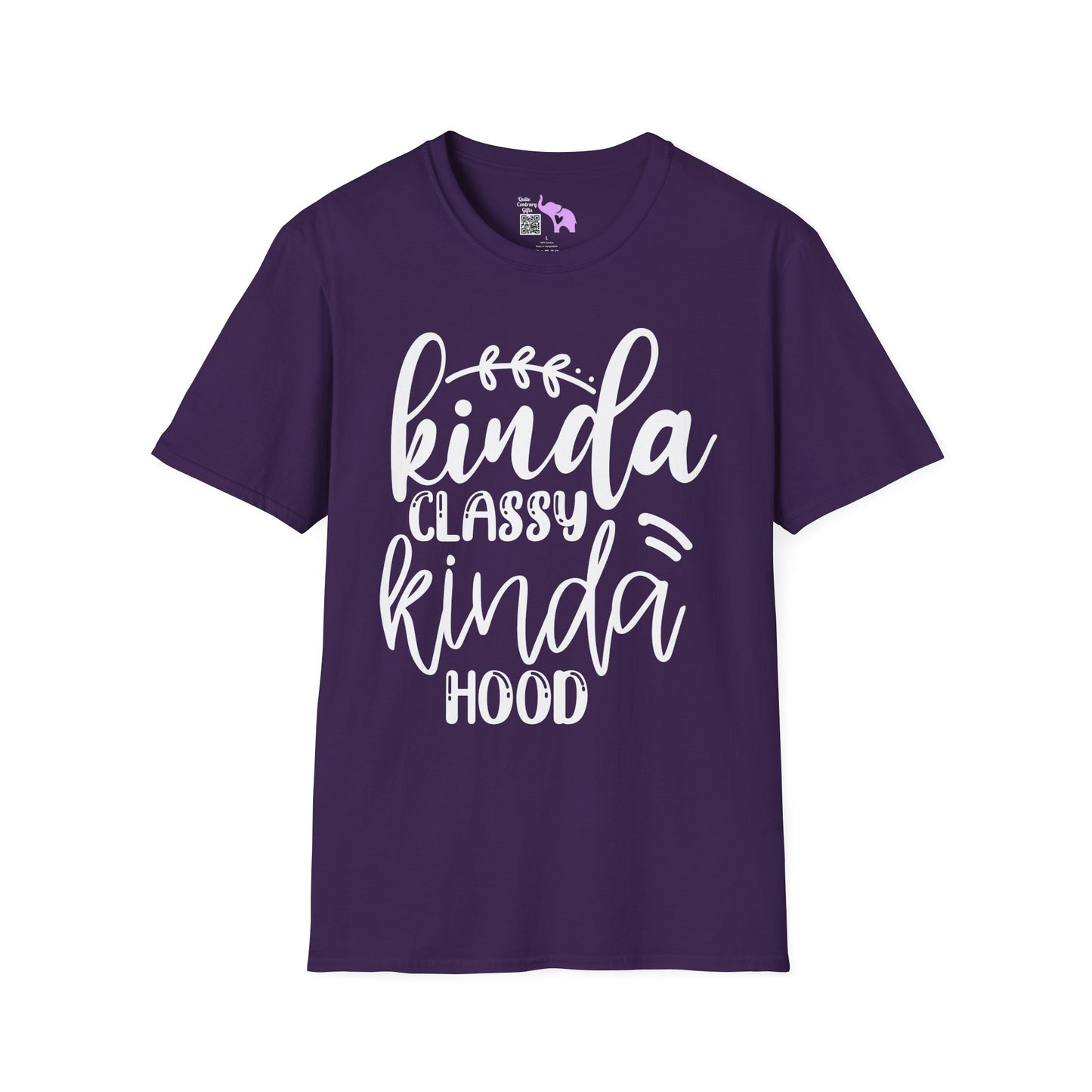 Kinda Classy Kinda Hood Adult T-shirt