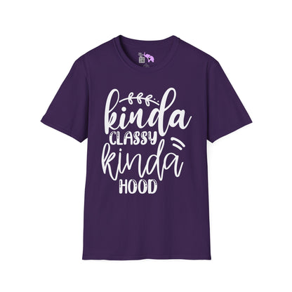 Kinda Classy Kinda Hood Adult T-shirt