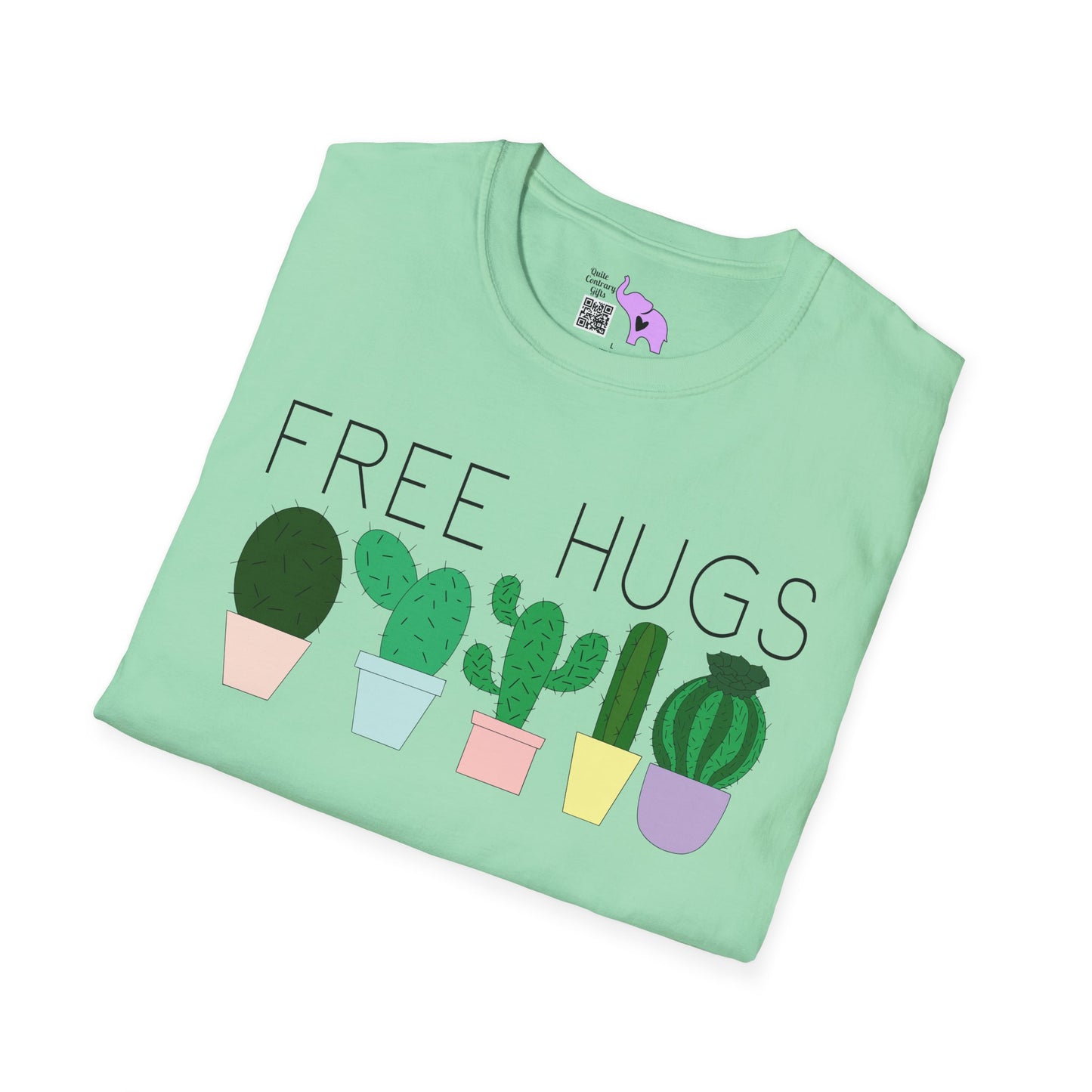 Free Hugs (Cactus) Adult T-shirt