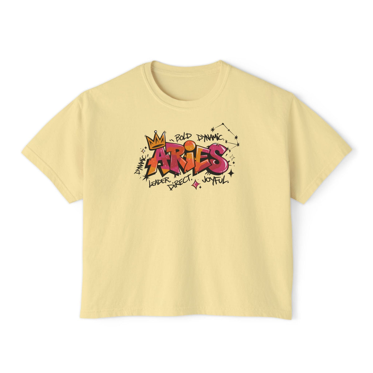 Aries Street Art Women's Boxy Tee