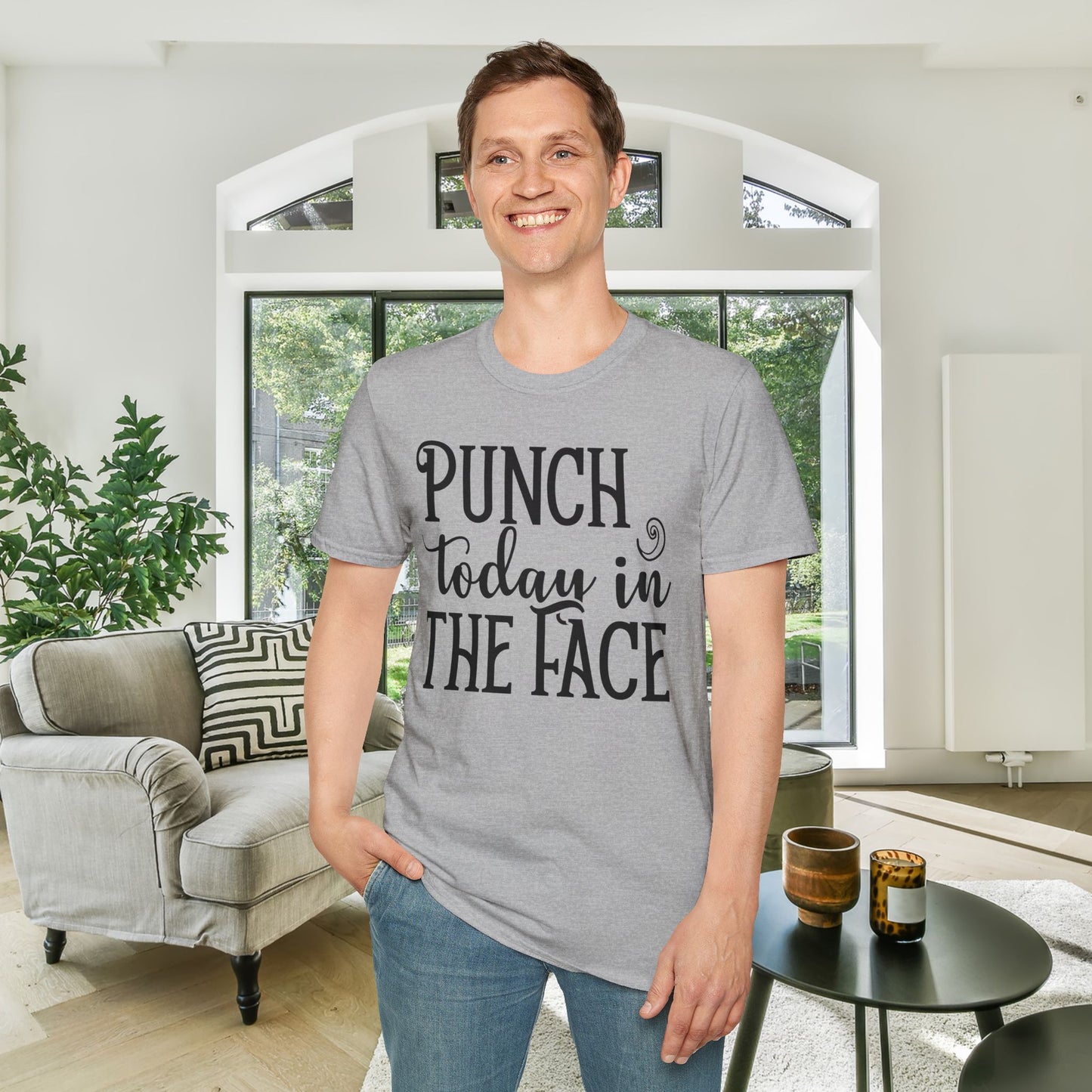 Punch Today In The Face Adult T-shirt