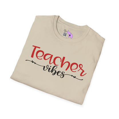 Teacher Vibes Adult T-shirt