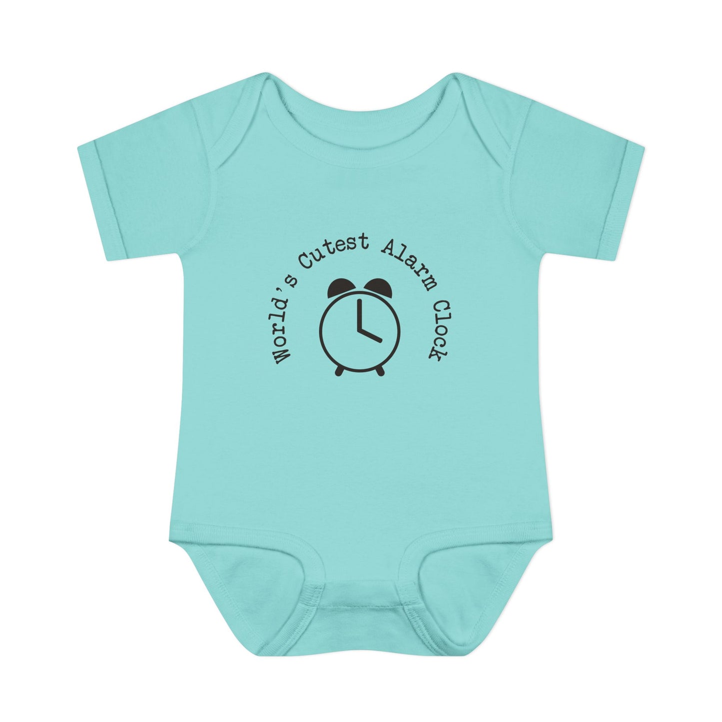 World's Cutest Alarm Clock Infant Onesie