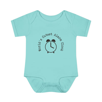 World's Cutest Alarm Clock Infant Onesie