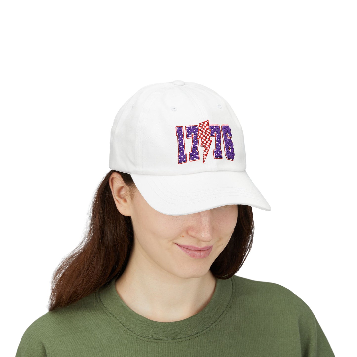 1776 Stars & Stripes Embroidered Classic Dad Cap