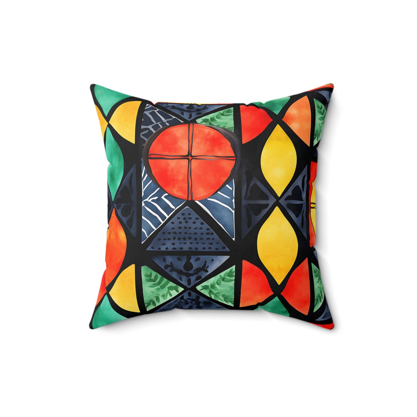 Candlelight Burst Throw Pillow