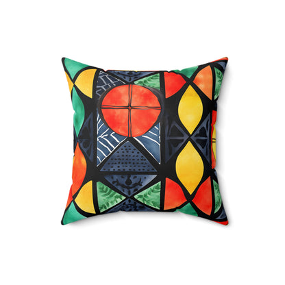 Candlelight Burst Throw Pillow