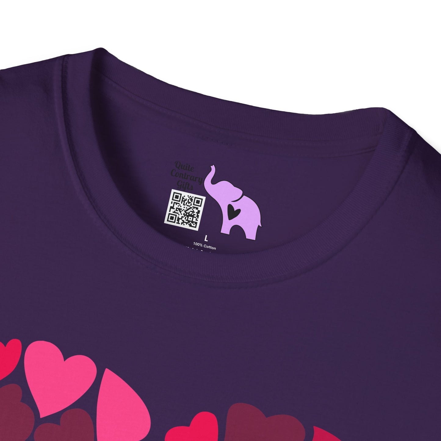 Hearts Within A Heart Adult T-shirt