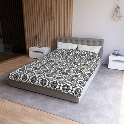 Ornamental Symmetry Microfiber Duvet Cover