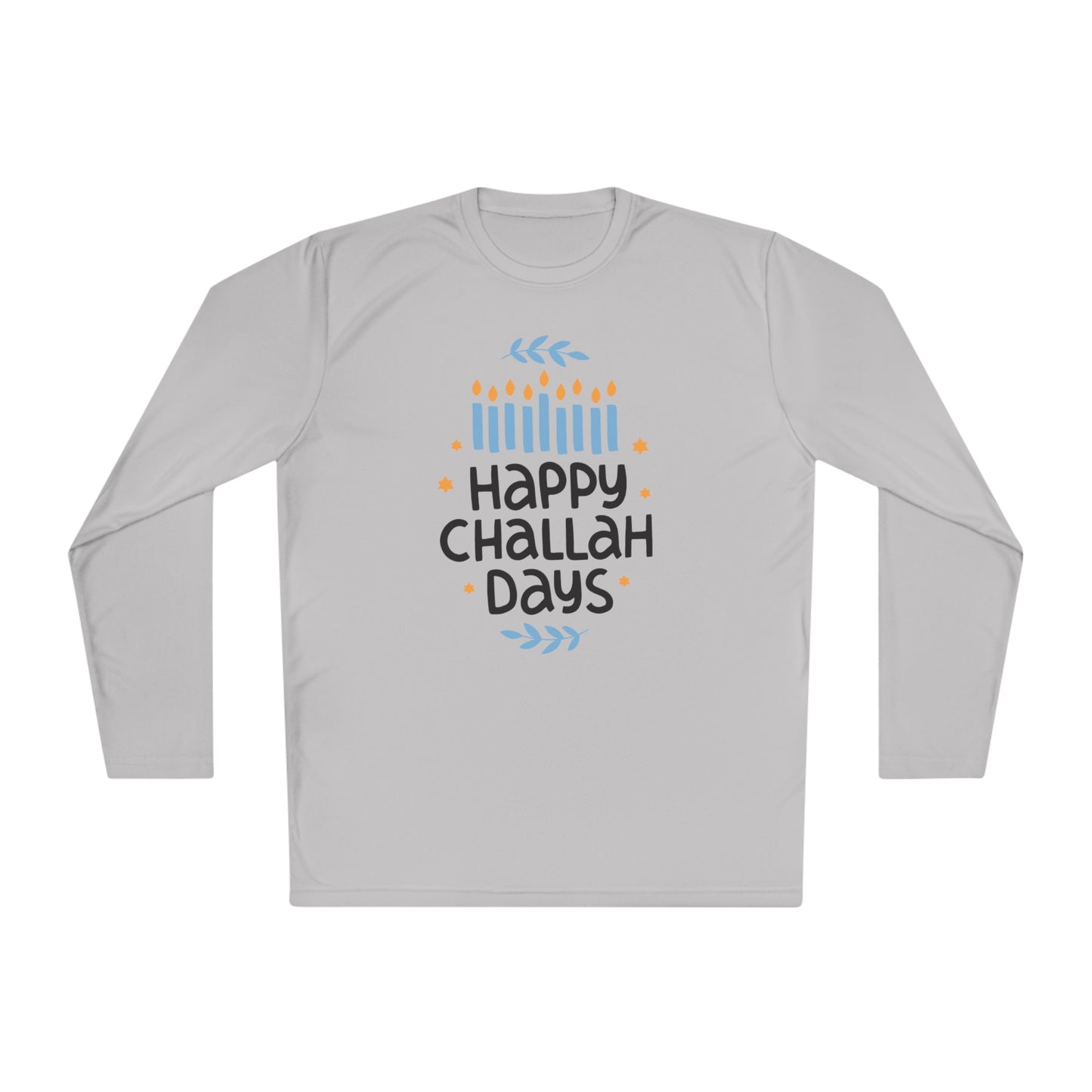 Happy Challah Days Adult Long Sleeve Tee