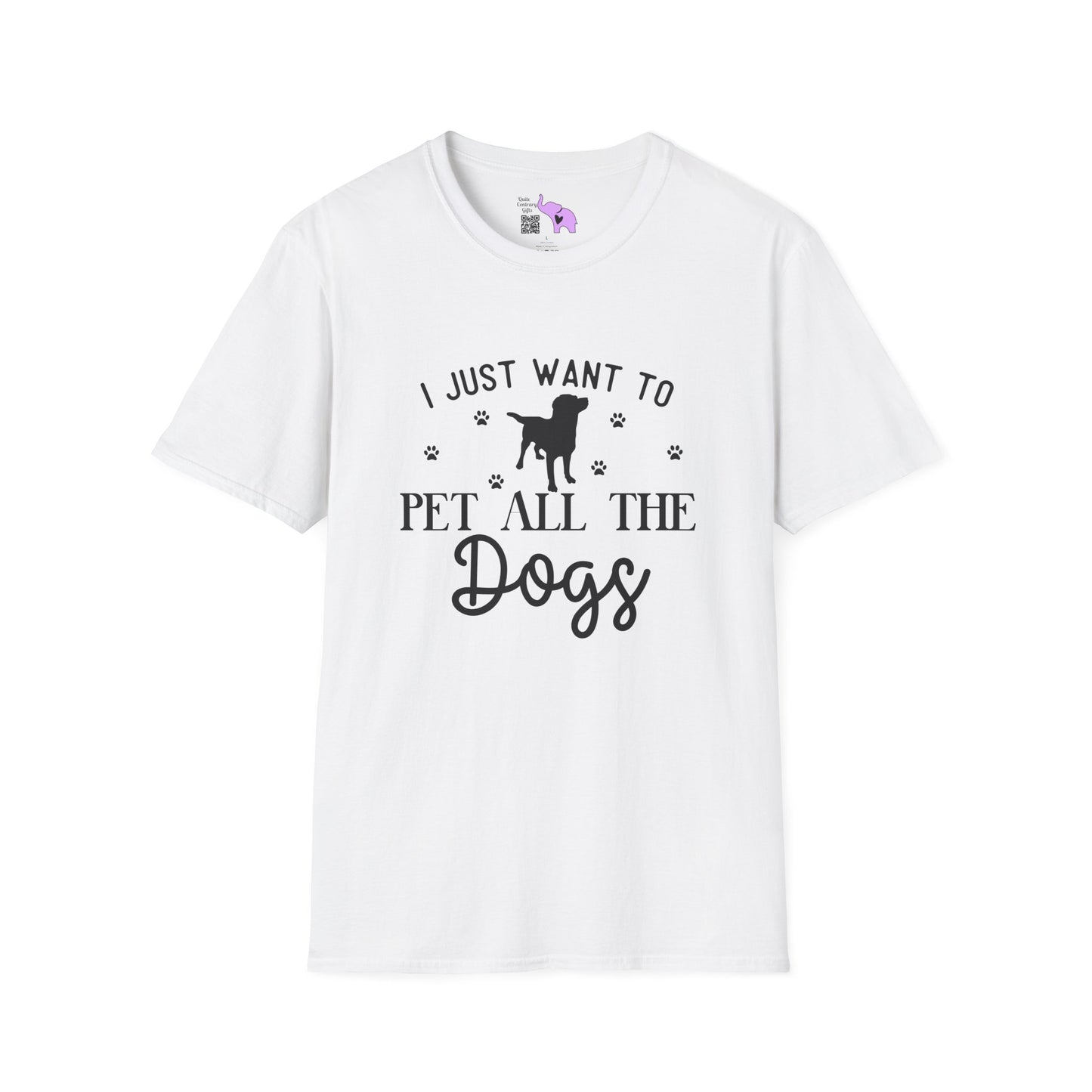 I Just Want To Pet All The Dogs Adult T-shirt