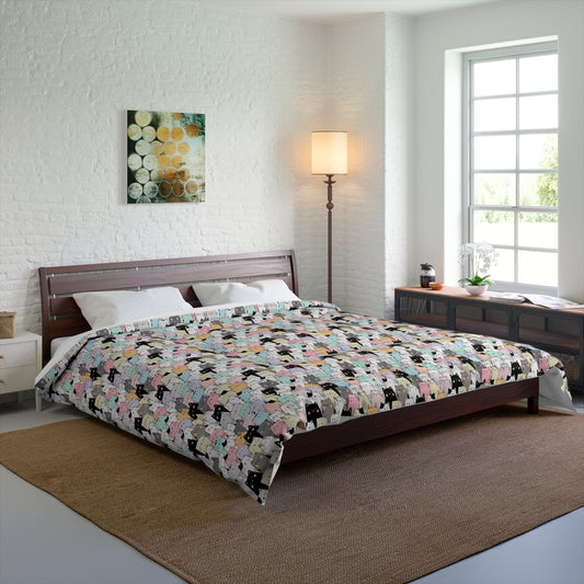 Cartoon Cats Comforter