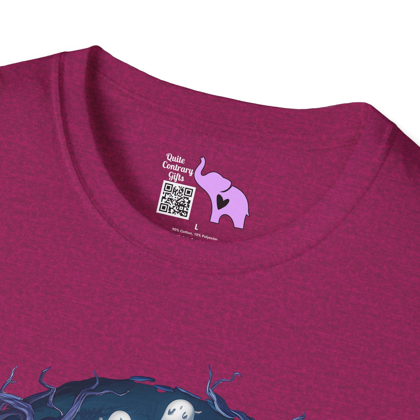 Halloween Stitch w/Ghosts and Witch Adult T-shirt