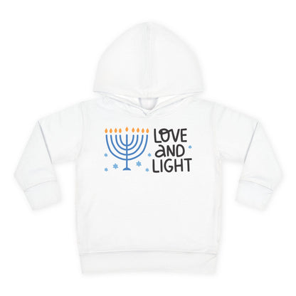 Hanukkah Love & Light Toddler Pullover Fleece Hoodie