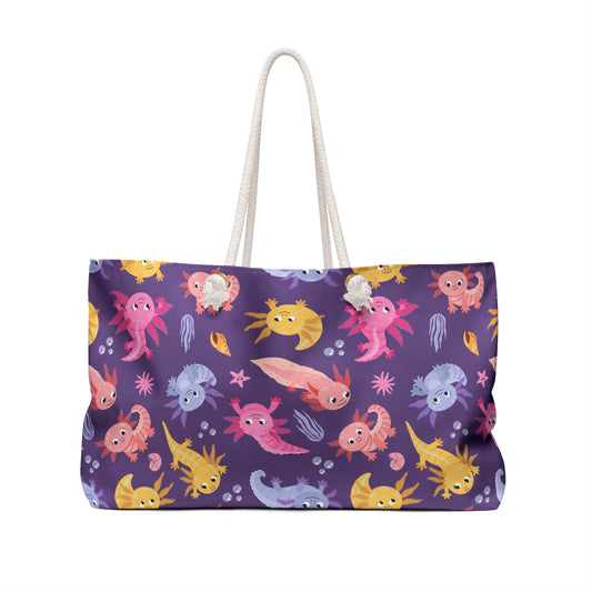Axolotl Adventures Weekender Bag