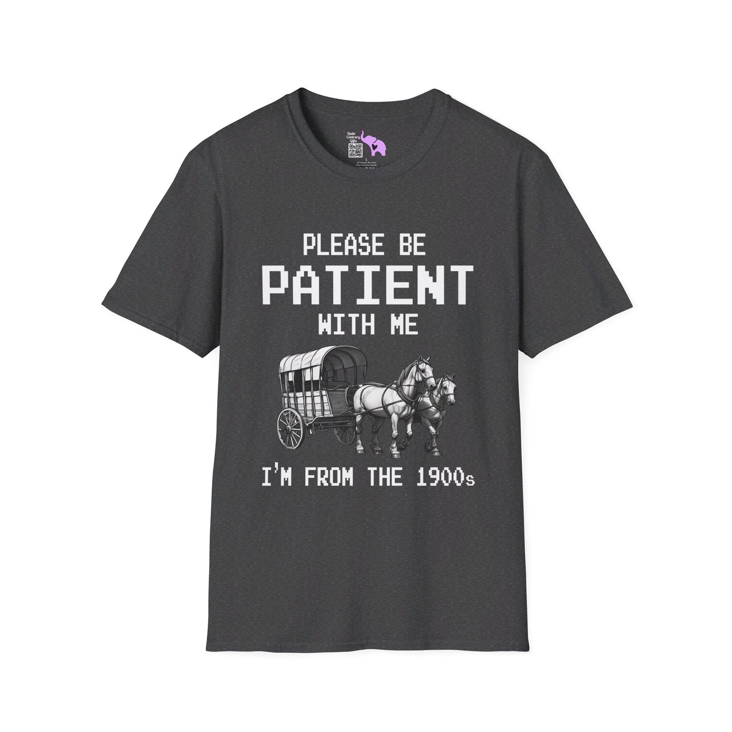 Please Be Patient With Me I'm From The 1900's (Pixelated) T-shirt