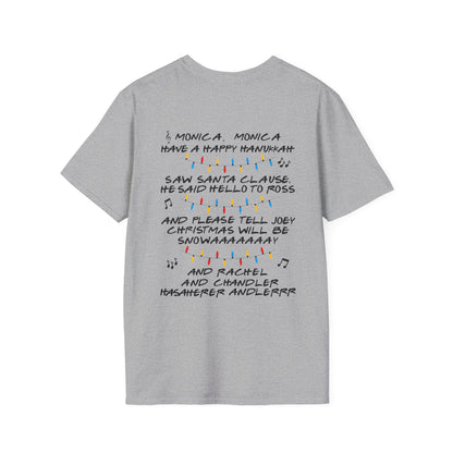 Could I BE Anymore Festive? (Friends, Phoebe's Christmas Song) Adult T-shirt