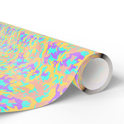 Dreamsicle Camo Wrapping Paper