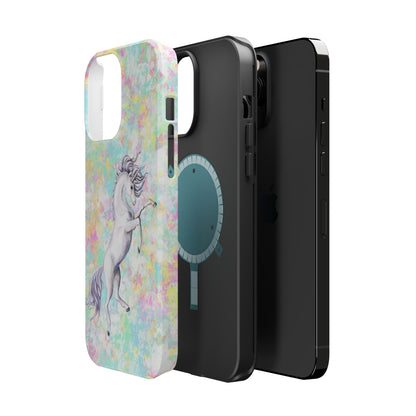 Pastel Pegasus MagSafe® Compatible Tough Case for iPhone