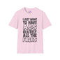 I Just Want ABS-solutely All The Fries Adult T-shirt